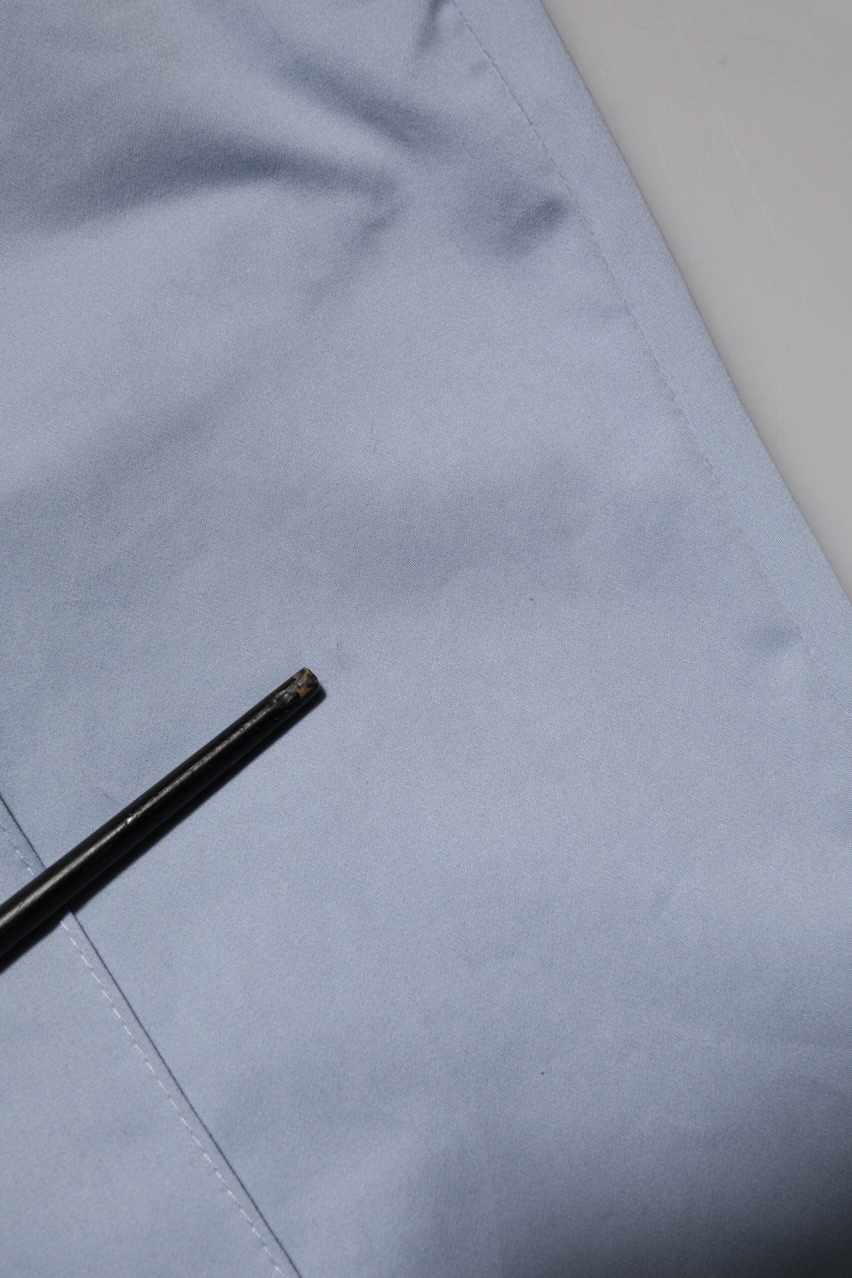 Dolce & Gabbana Hellblau Baumwolle Kordelzug Elastische Taille Männer Hosen