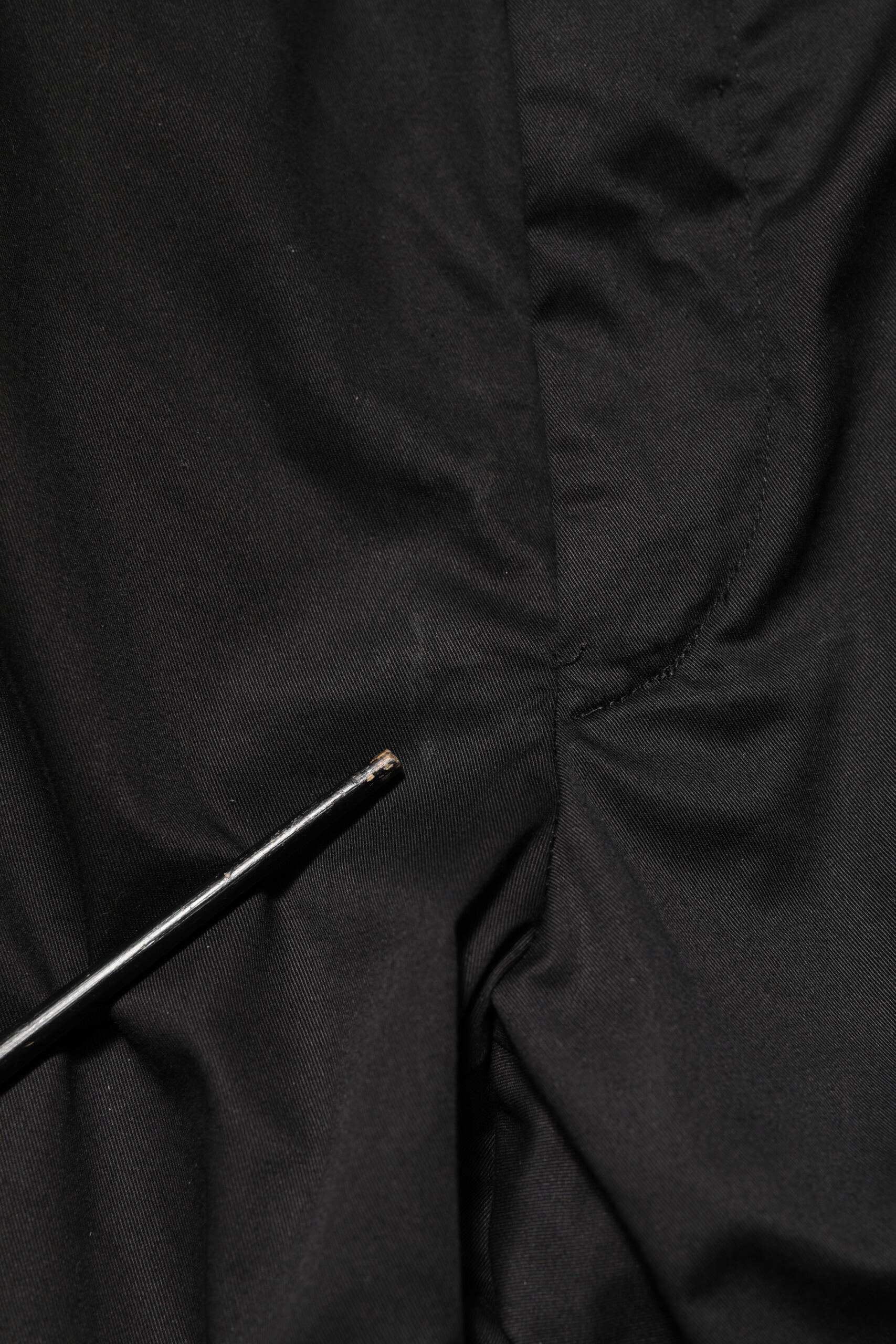 Dolce & Gabbana Schwarz Baumwolle Tapered Herren Formal Hosen Hosen