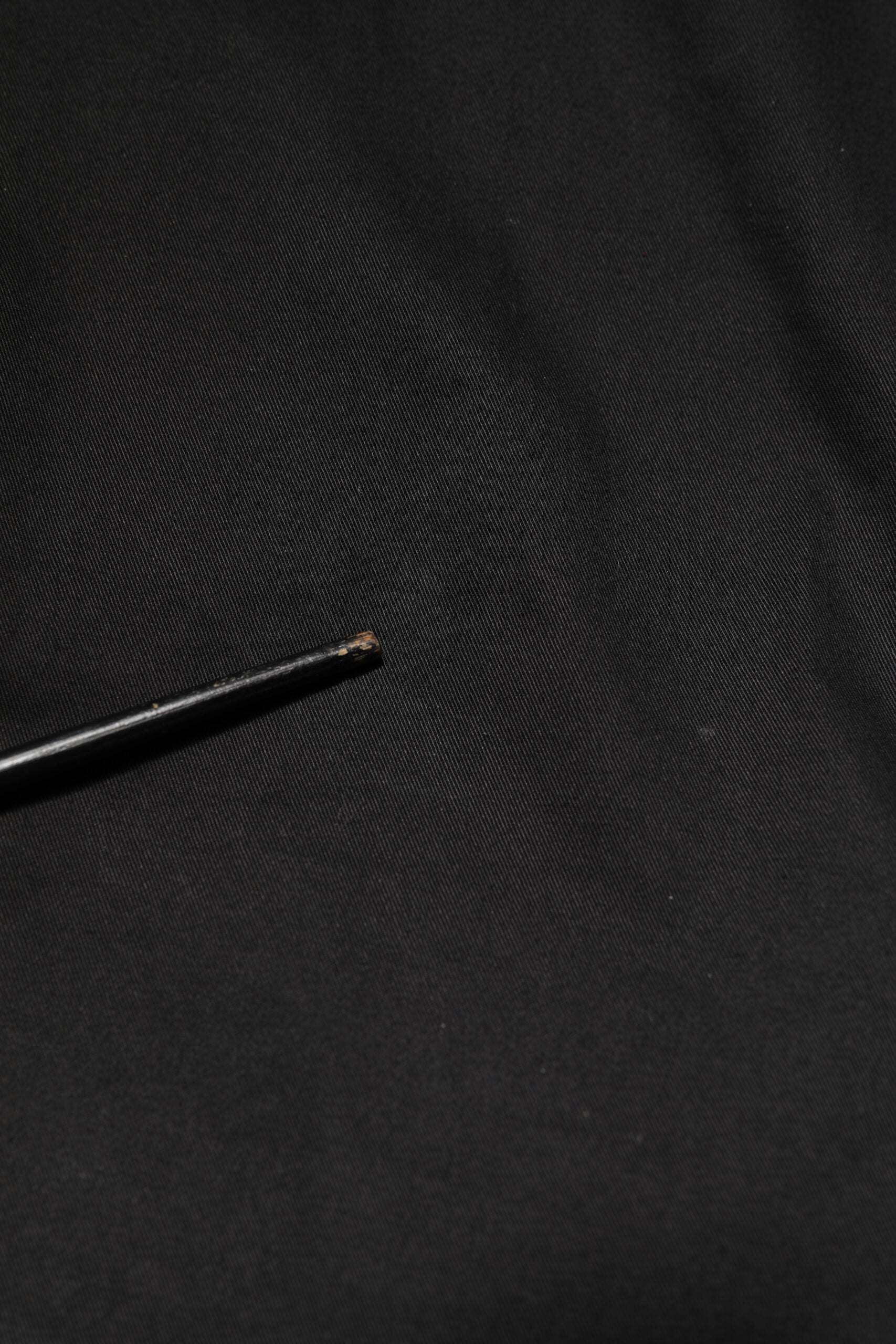 Dolce & Gabbana Schwarz Baumwolle Tapered Herren Formal Hosen Hosen