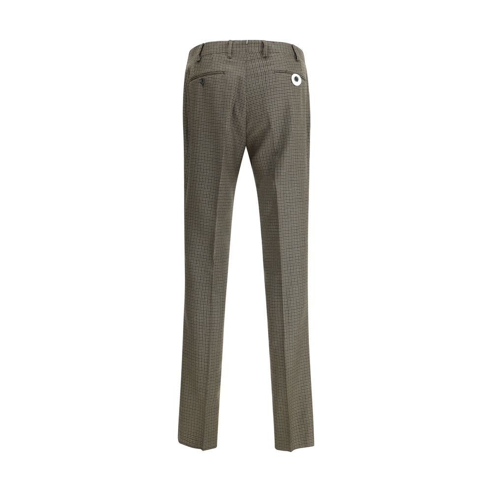 Germano Braune Fleece-Wollhose für Herren