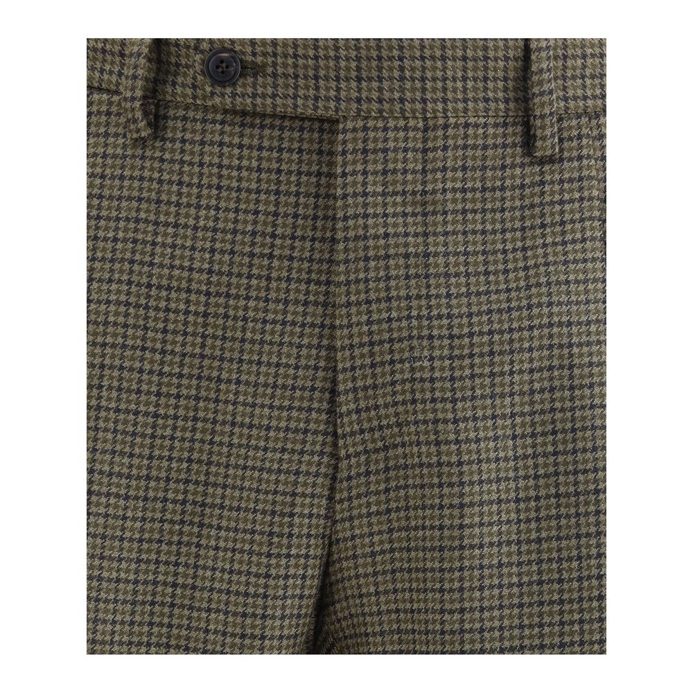 Germano Braune Fleece-Wollhose für Herren