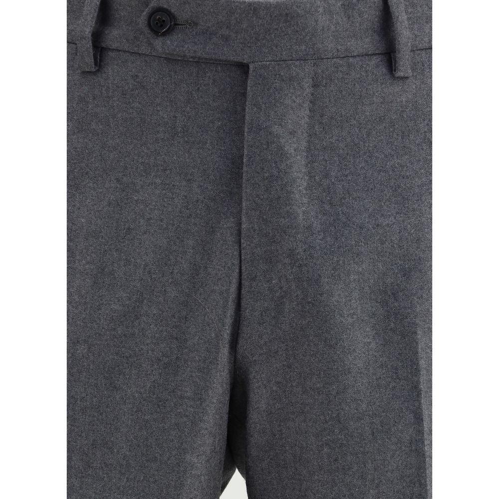 Germano Graue Wollhose aus Fleece