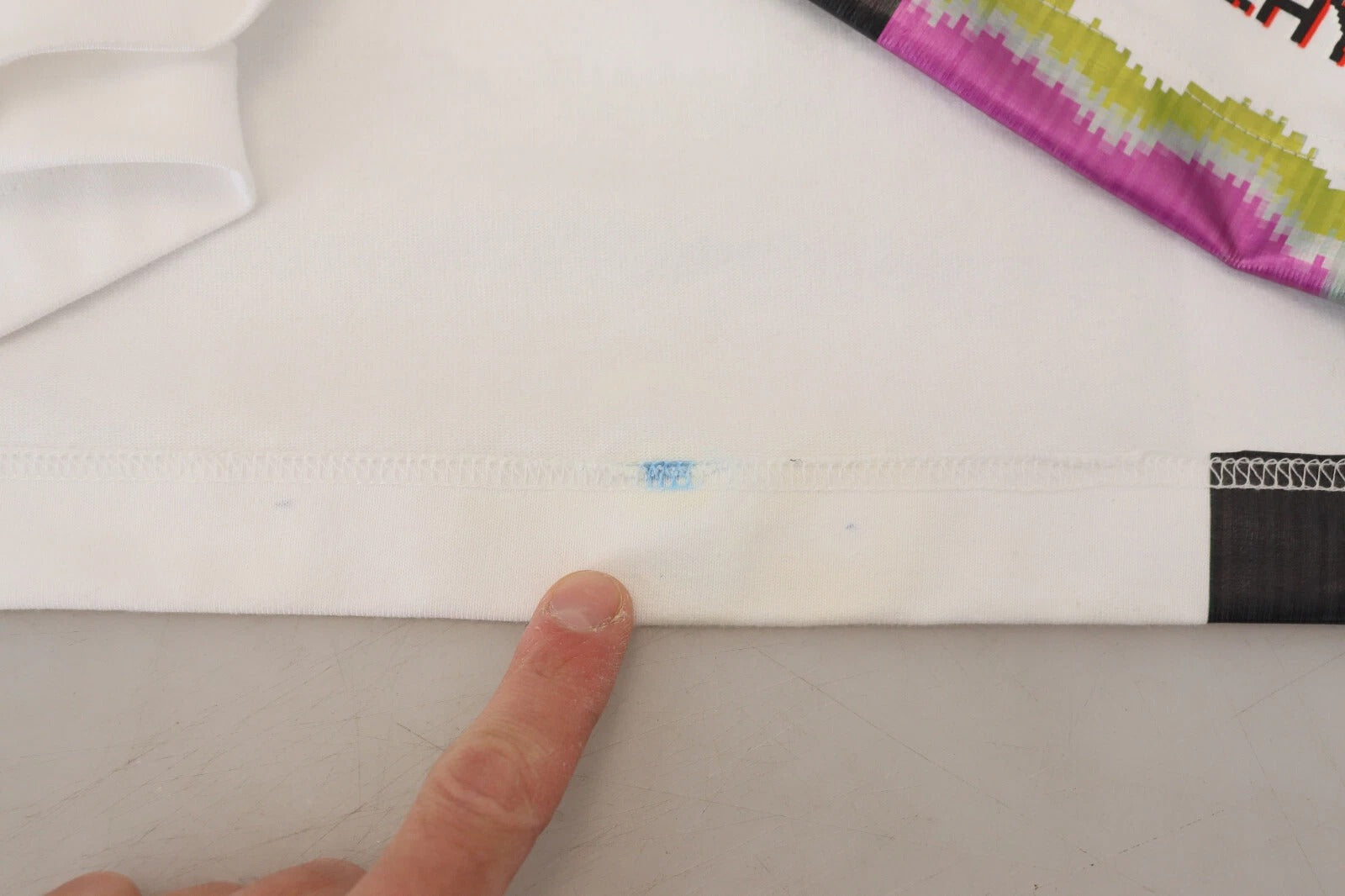 Dolce & Gabbana Multicolor Print Bluse Baumwolltank TV Print T-shirt