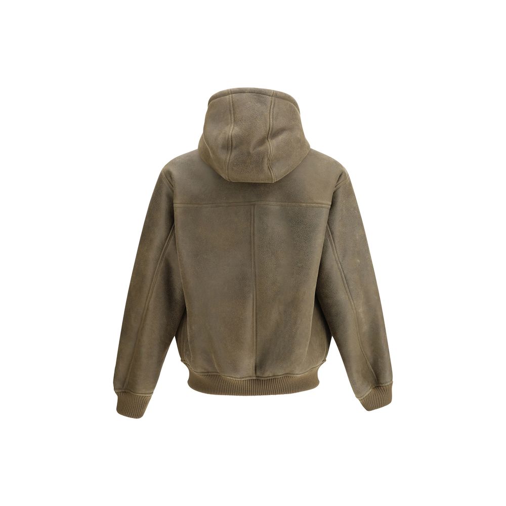 Emporio Armani Leder-Bomberjacke