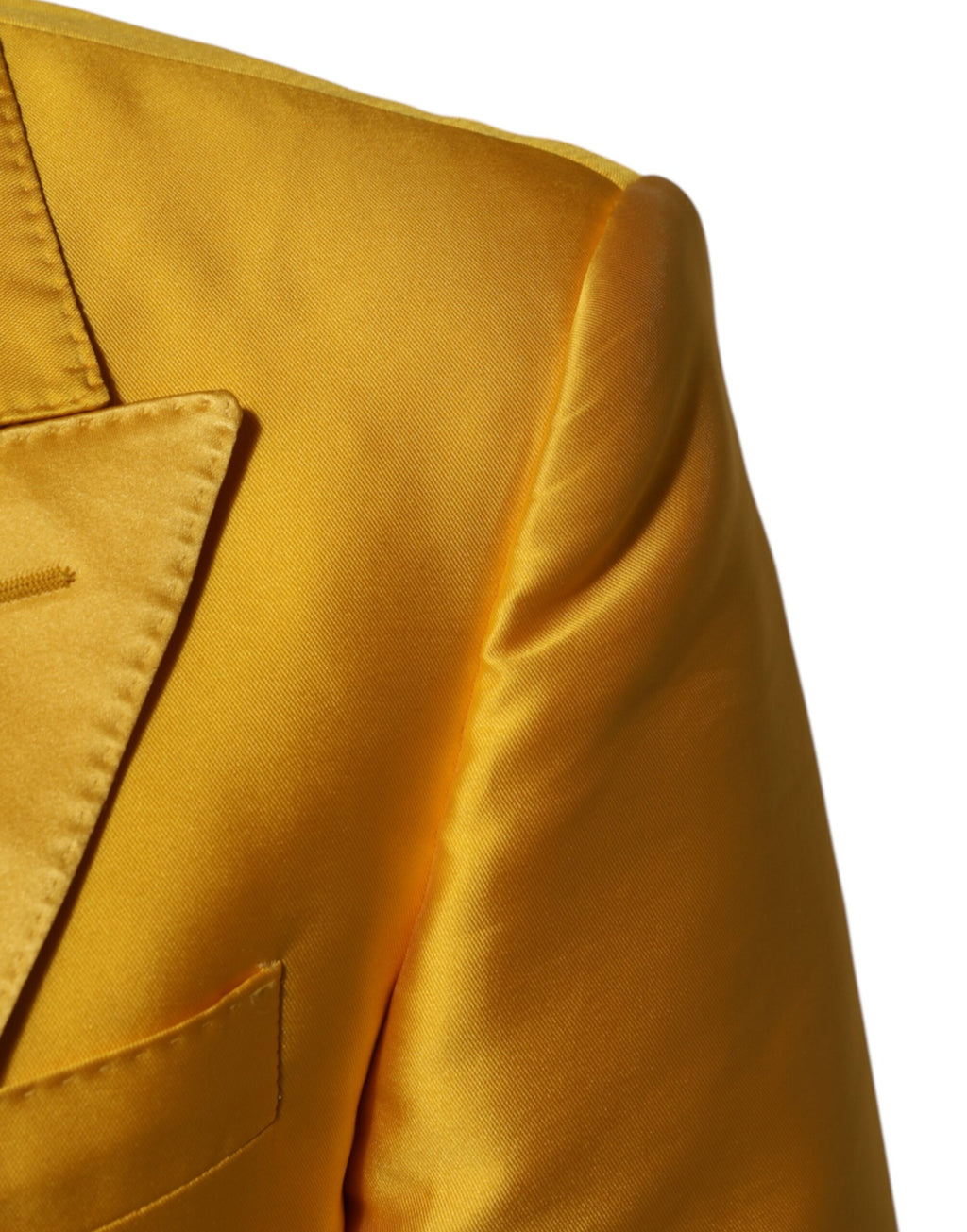 Dolce & Gabbana Gelber 2-teiliger Anzug aus Seidenmischung für Herren SICILIA
