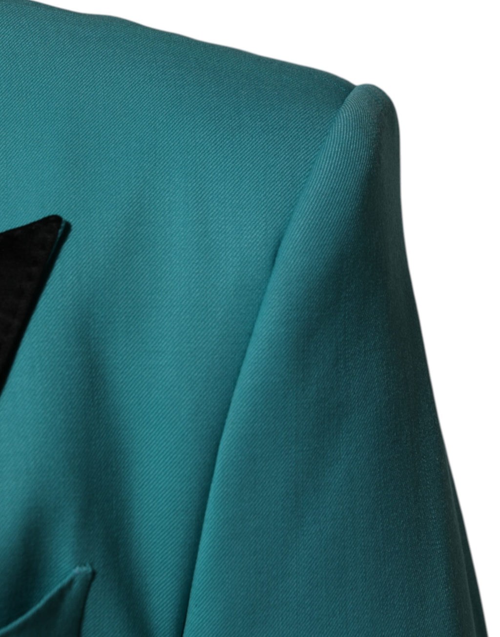 Dolce & Gabbana Cyanfarbener 3-teiliger Anzug aus einer Woll-Seiden-Mischung SICILIA