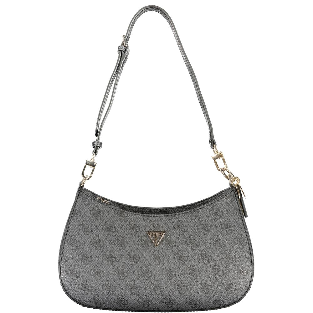Guess Jeans Schwarze Polyethylen-Handtasche