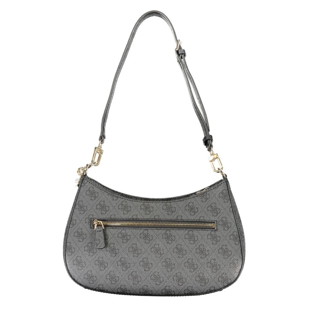 Guess Jeans Schwarze Polyethylen-Handtasche