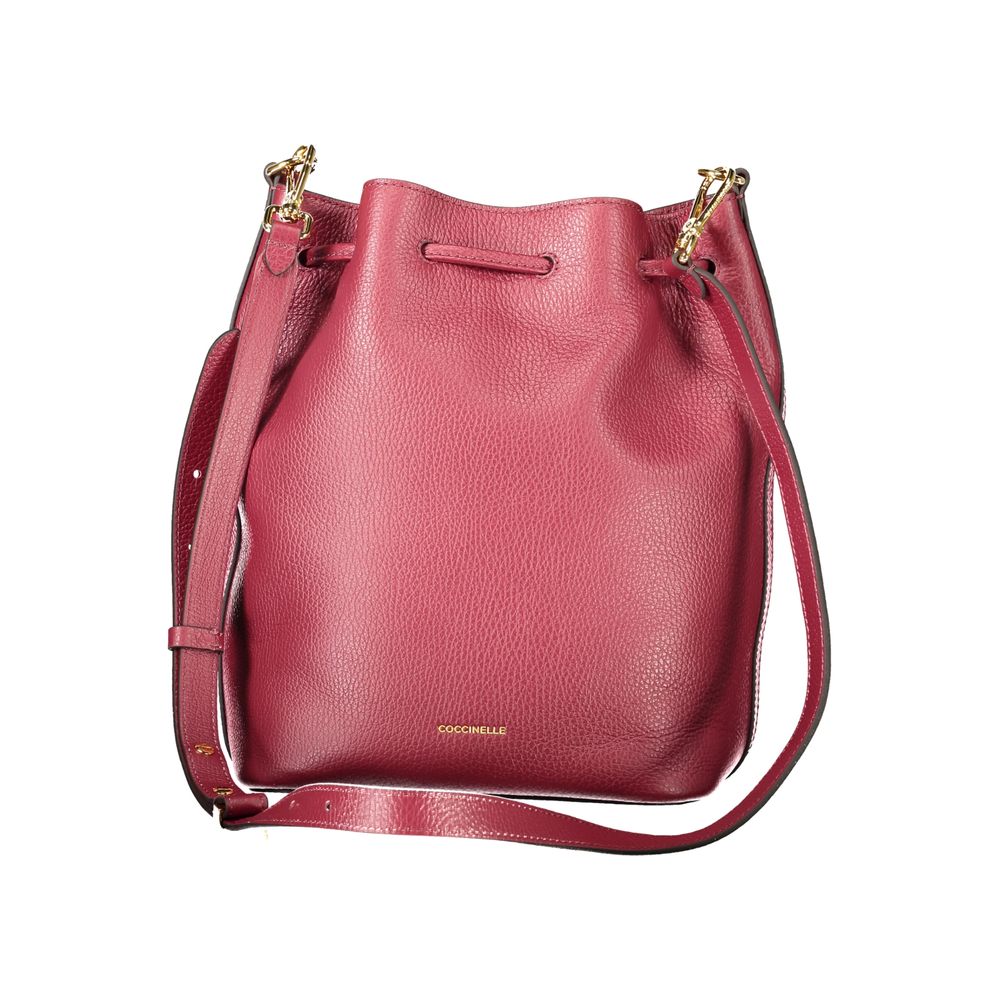 Coccinelle Lila Lederhandtasche
