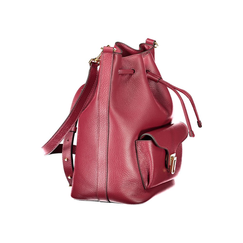 Coccinelle Lila Lederhandtasche
