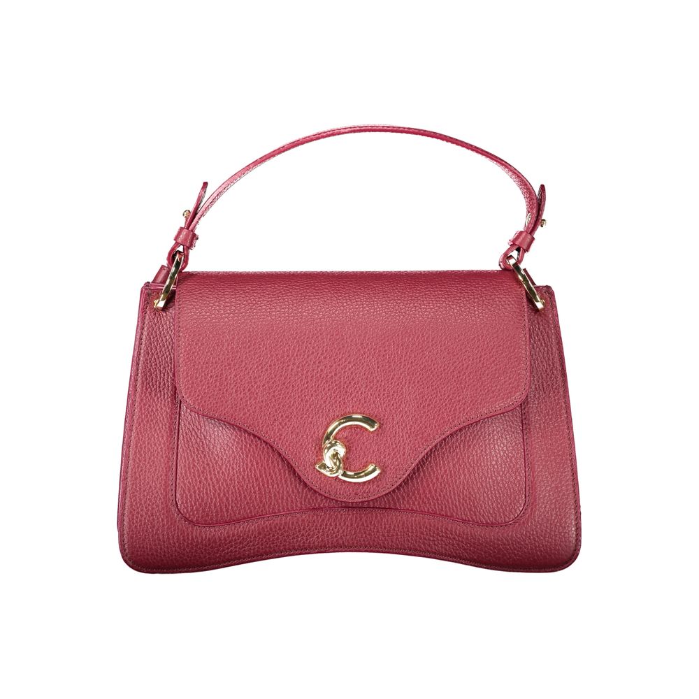 Coccinelle Lila Lederhandtasche
