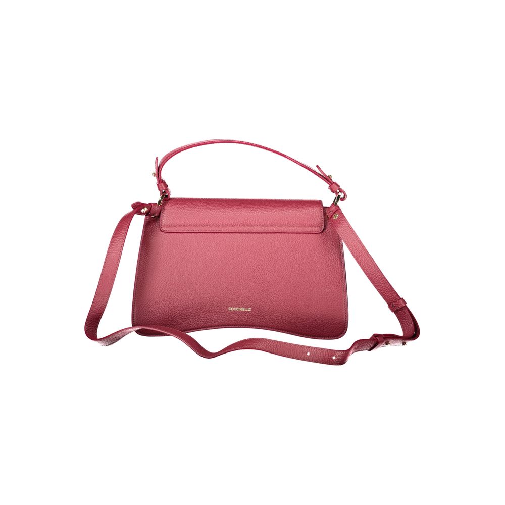 Coccinelle Lila Lederhandtasche