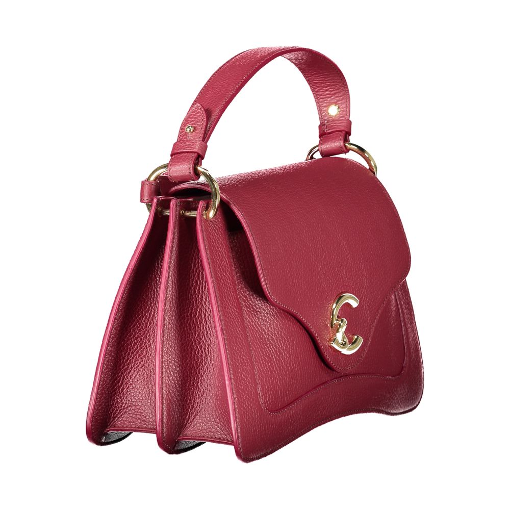 Coccinelle Lila Lederhandtasche
