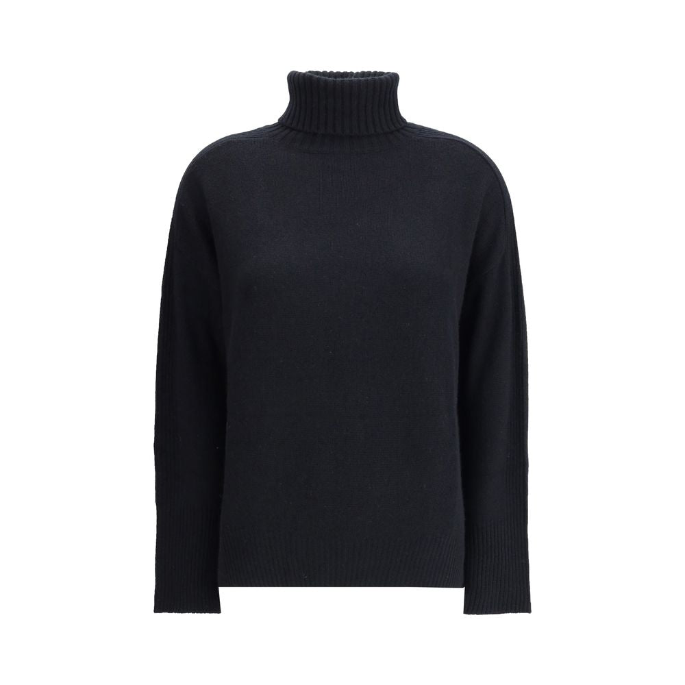 Allude Schwarzer Kaschmir-Pullover