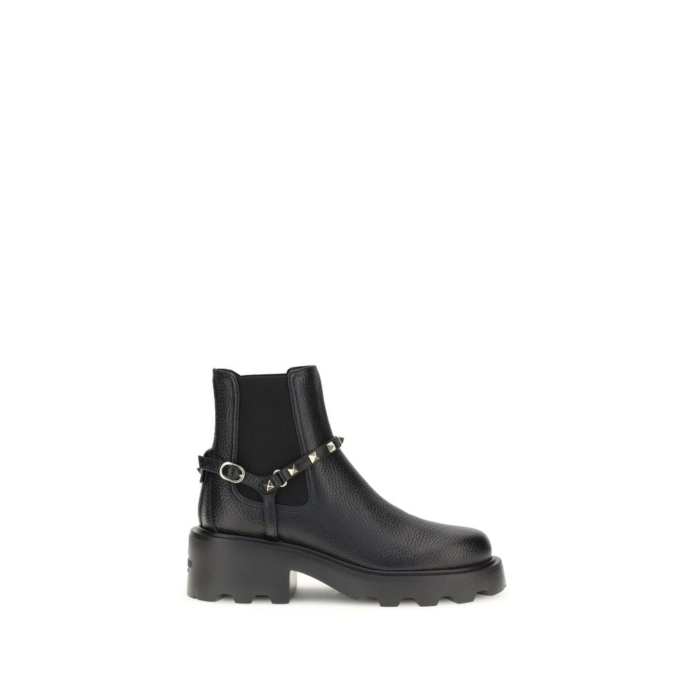 Valentino Garavani Lederstiefeletten