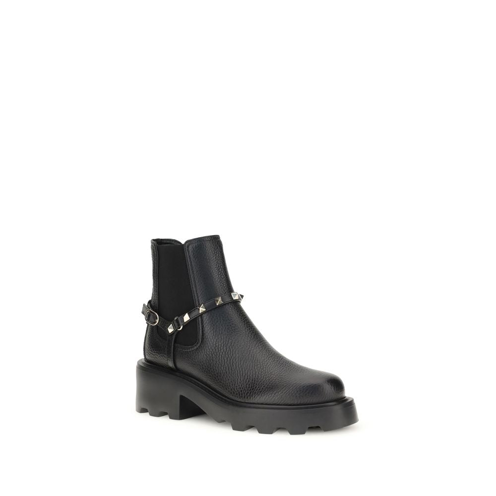 Valentino Garavani Lederstiefeletten