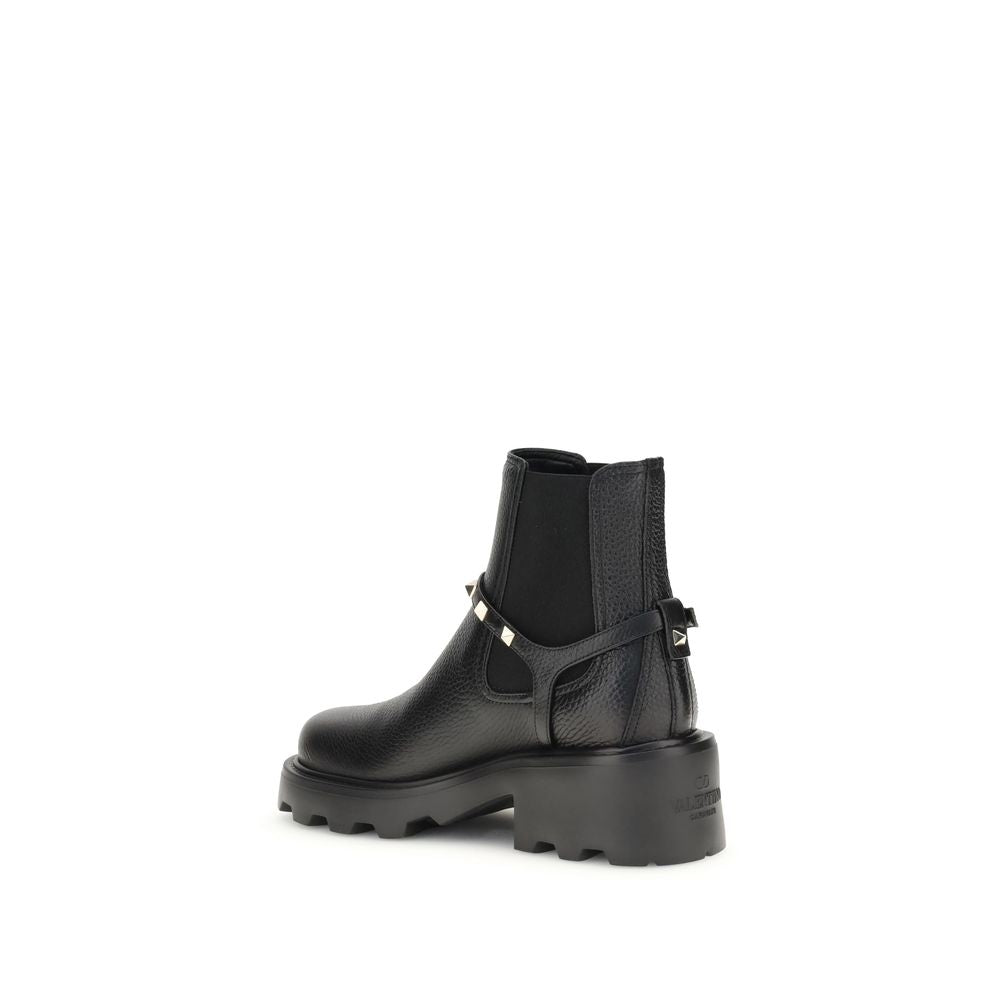 Valentino Garavani Lederstiefeletten
