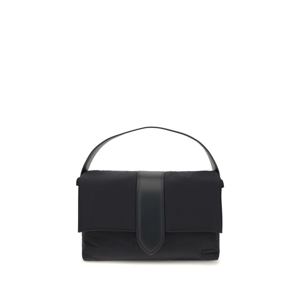 Jacquemus Schultertasche aus schwarzem Nylon