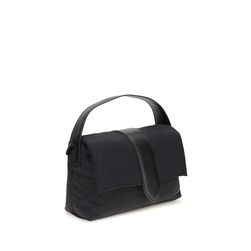 Jacquemus Schultertasche aus schwarzem Nylon