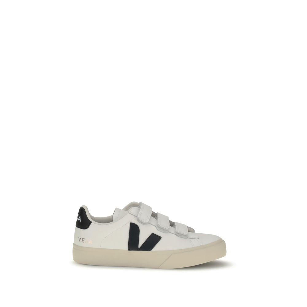 Veja Weiße Gummisohle Sneakers mit niedrigem Schaft