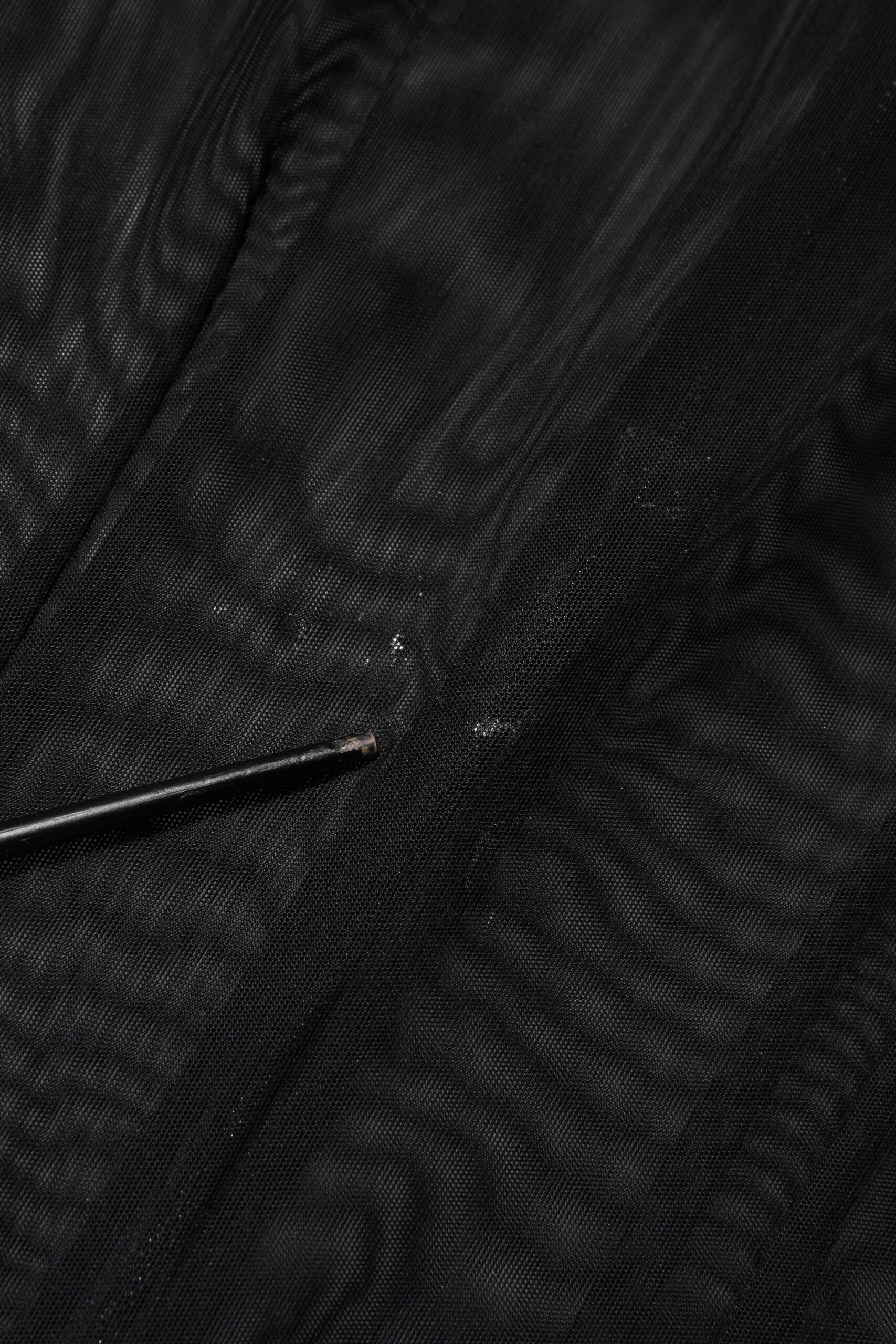 Dolce & Gabbana Schwarzer durchsichtiger Maschenstoff Langarm-Overall Bodysuit Kleid