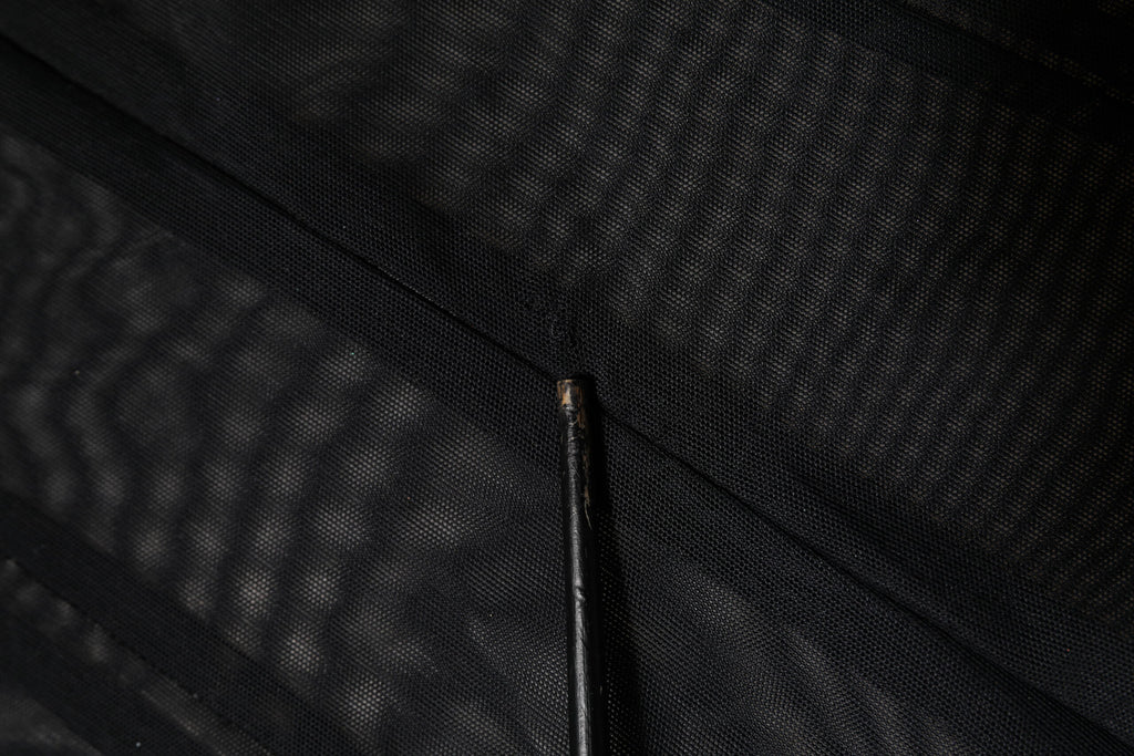 Dolce & Gabbana Schwarzer durchsichtiger Maschenstoff Langarm-Overall Bodysuit Kleid