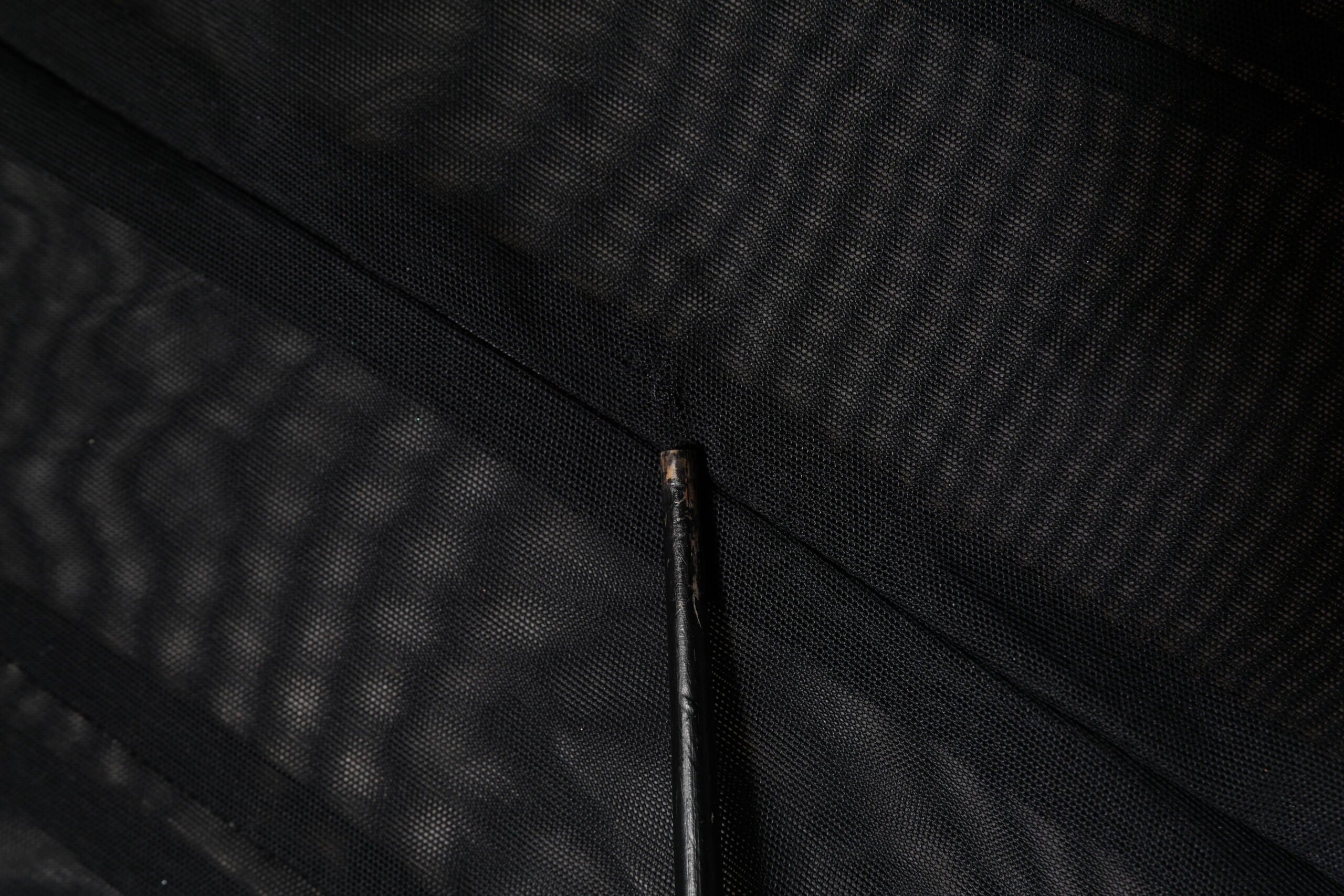 Dolce & Gabbana Schwarzer durchsichtiger Maschenstoff Langarm-Overall Bodysuit Kleid