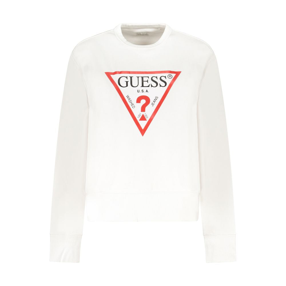 Guess Jeans Weißer Baumwollpullover