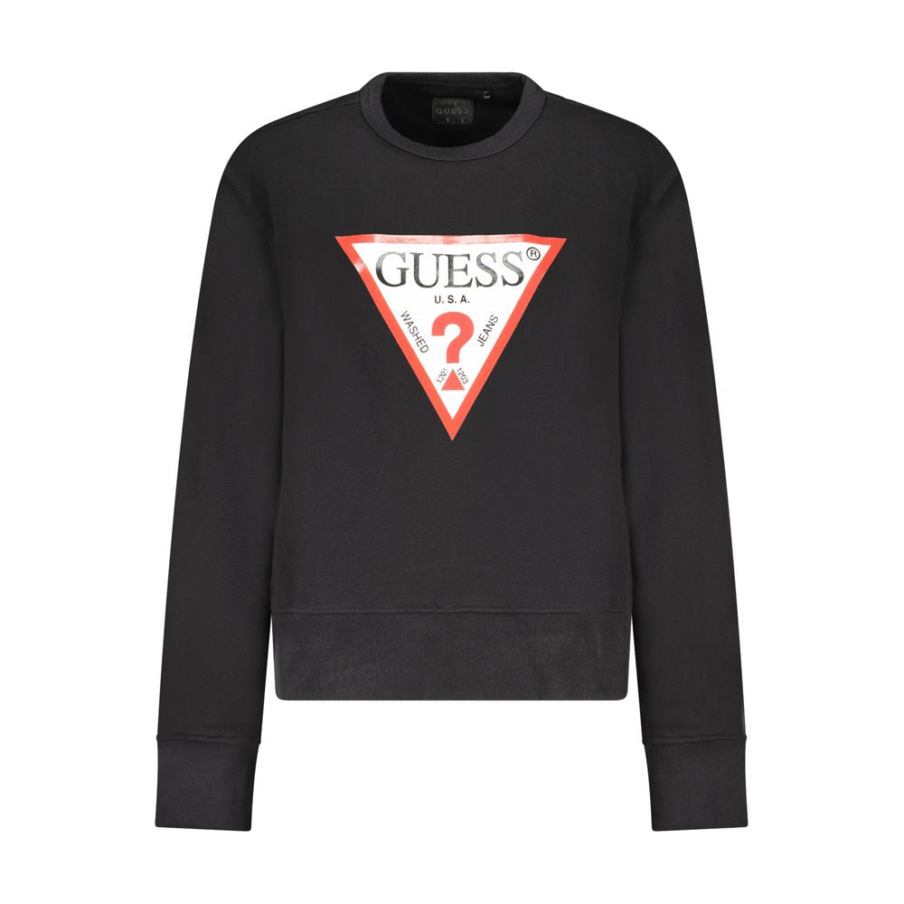 Guess Jeans Schwarzer Baumwollpullover