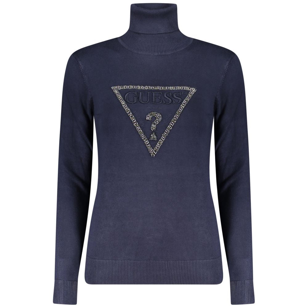 Guess Jeans Blauer Viskose-Pullover