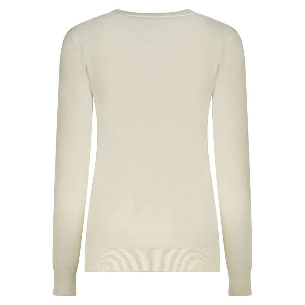 Guess Jeans Weißer Viskose-Pullover