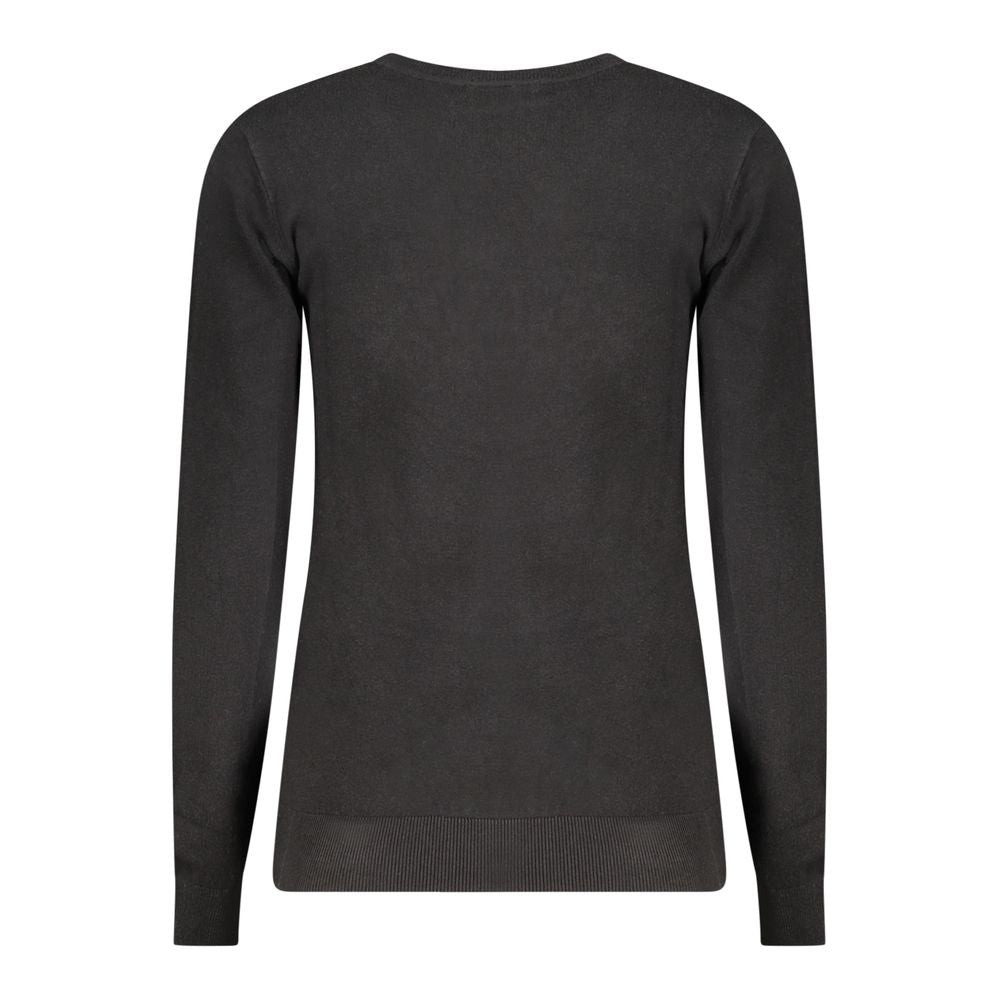 Guess Jeans Schwarzer Viskose Pullover für Frauen