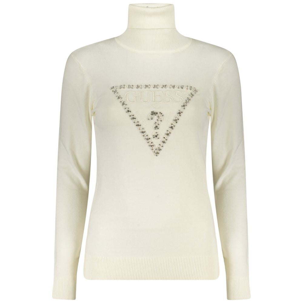 Guess Jeans Weißer Viskose-Pullover