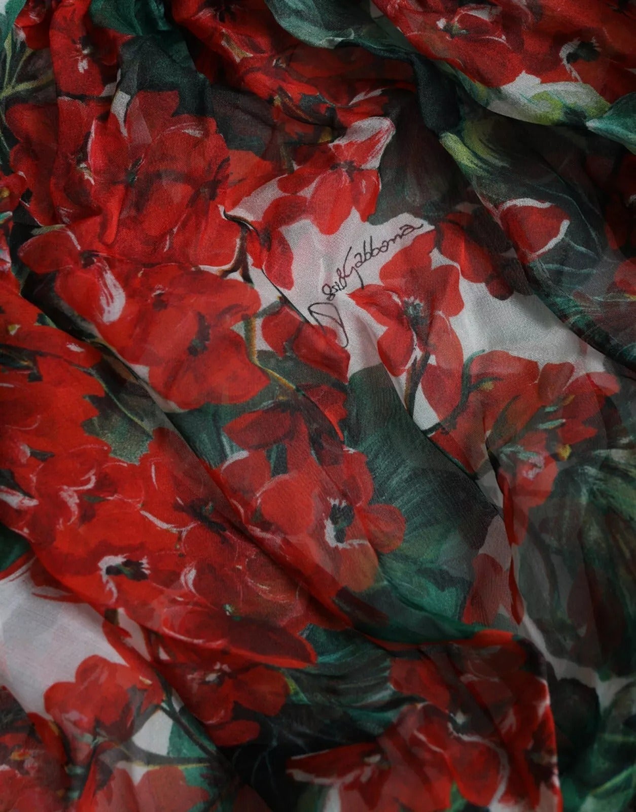 Dolce & Gabbana Multicolor Floral Seidenkragen Bluse