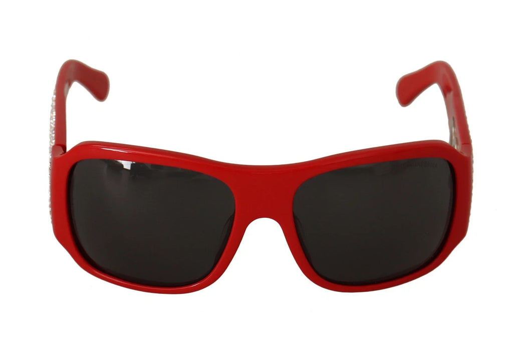 Dolce & Gabbana DG4027 Red Crystal Black Lens Shades Sonnenbrille