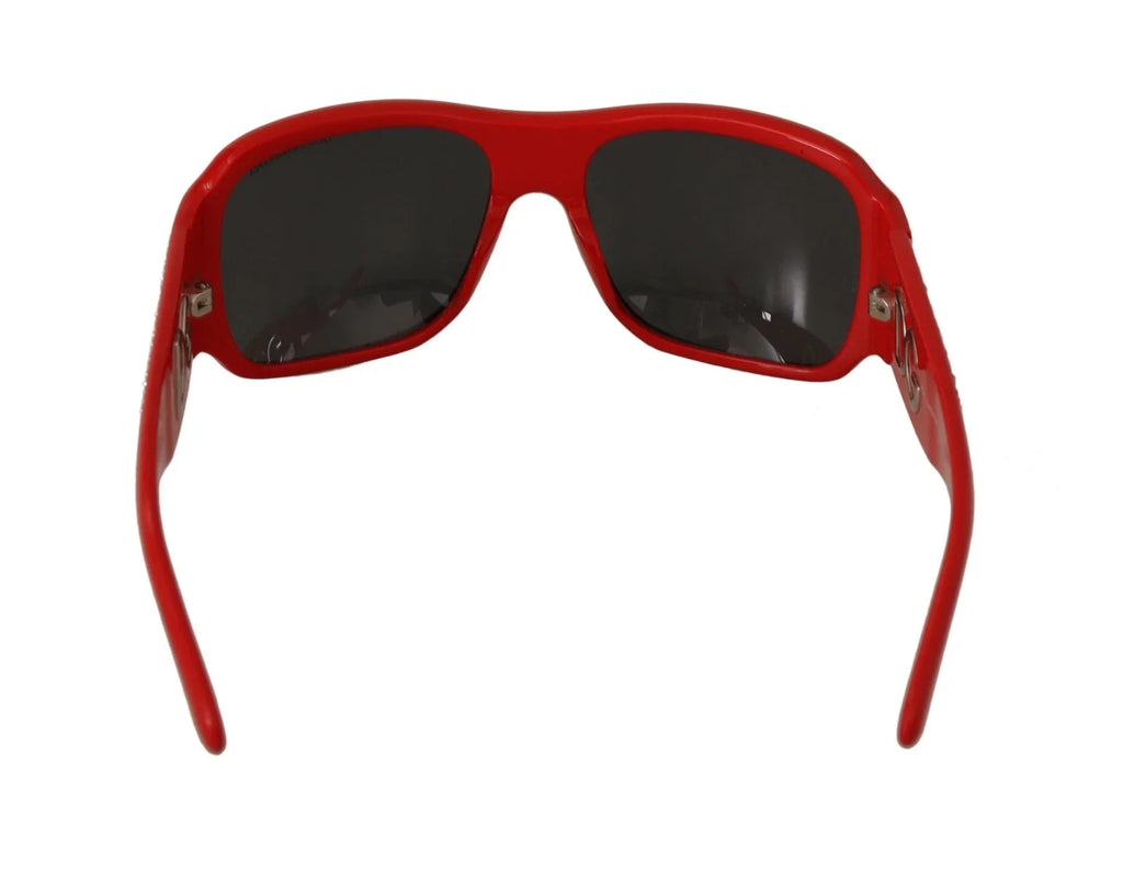 Dolce & Gabbana DG4027 Red Crystal Black Lens Shades Sonnenbrille