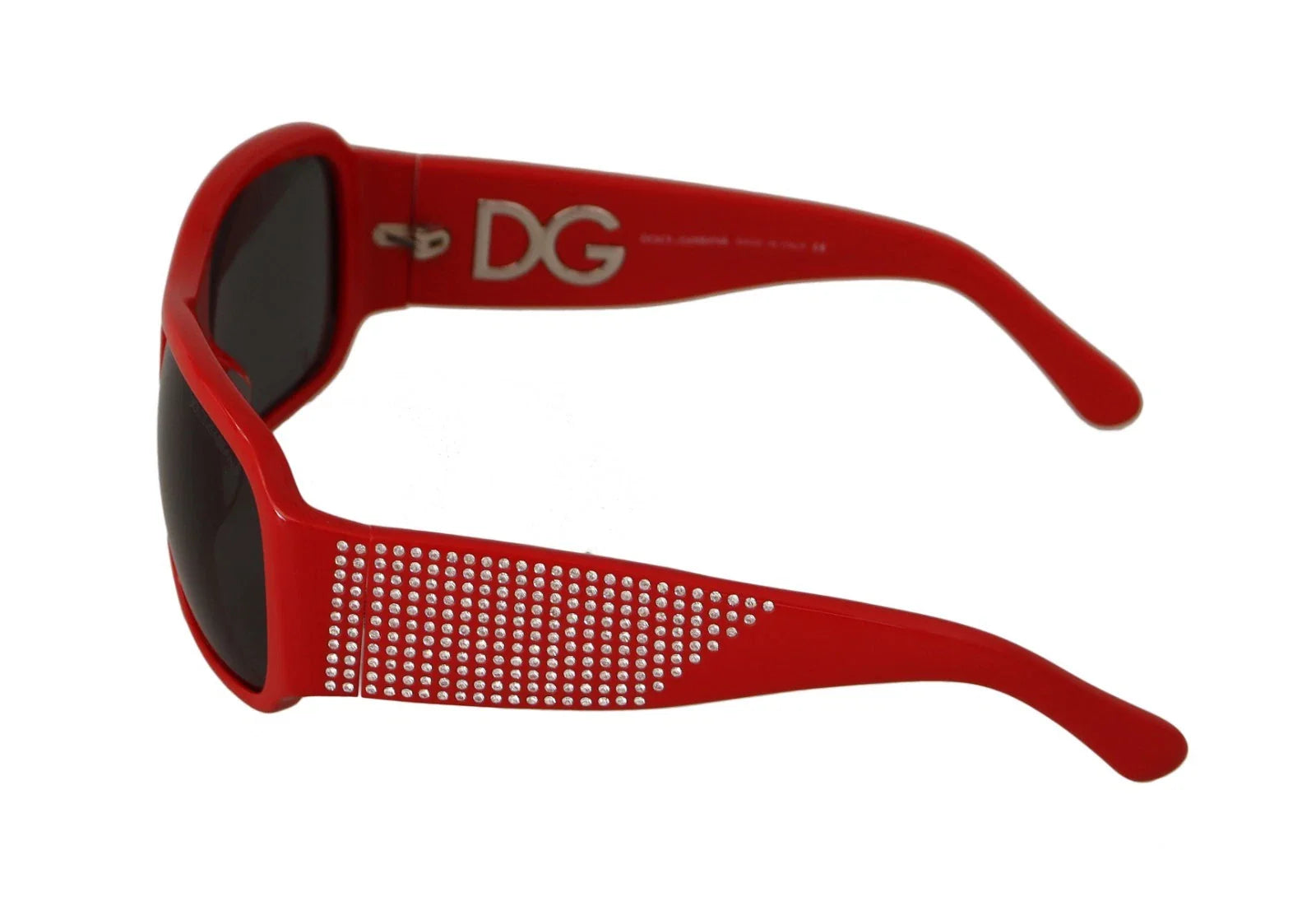 Dolce & Gabbana DG4027 Red Crystal Black Lens Shades Sonnenbrille