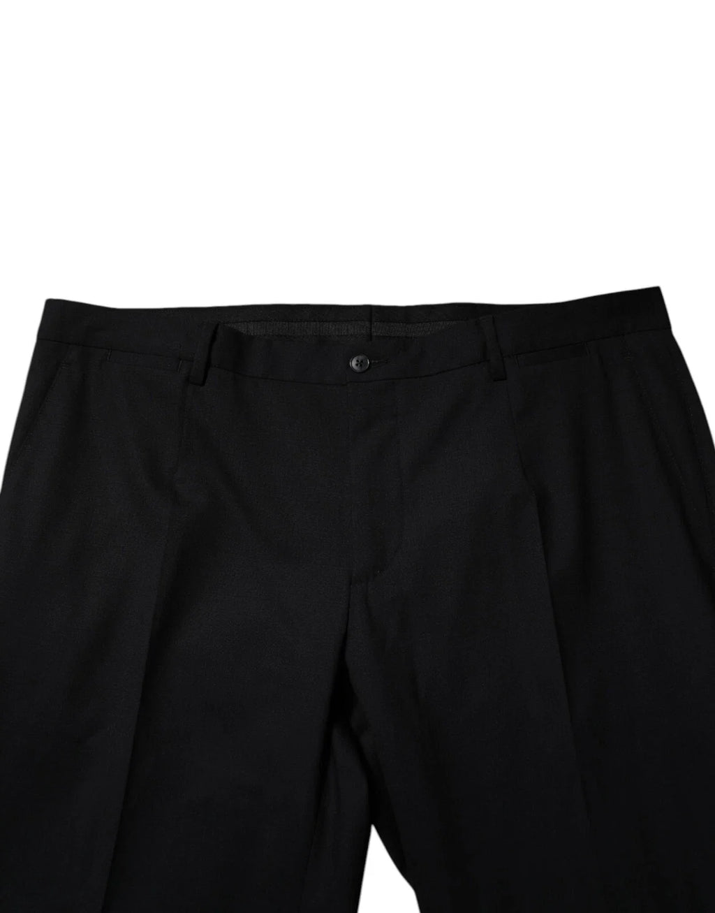 Dolce & Gabbana Schwarz Wolle Formal Kleid Männer Hosen Hosen