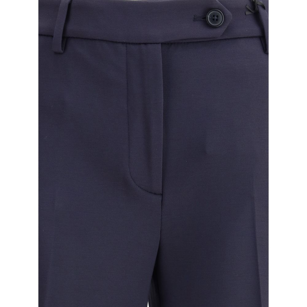 True Royal Ausgestellte Hose aus Viskose in Blau