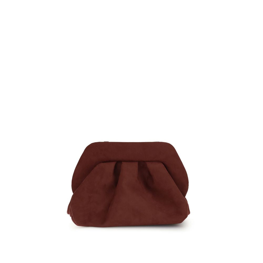 THEMOIRè Braune Clutch-Tasche aus anderen Fasern