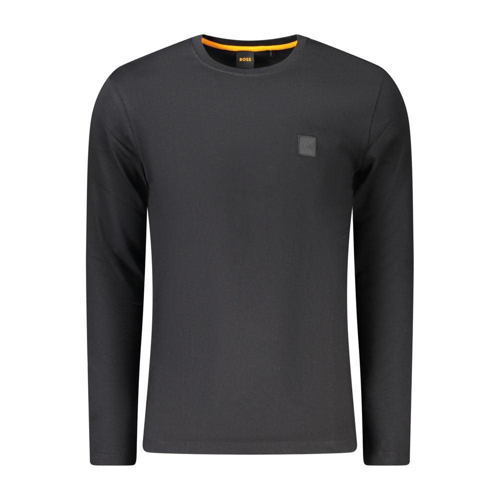 Hugo Boss Schwarzes T-Shirt aus Baumwolle