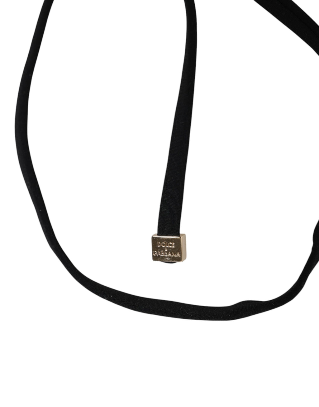 Dolce & Gabbana Schwarz bestickte Triangel-Badehose Unterwäsche