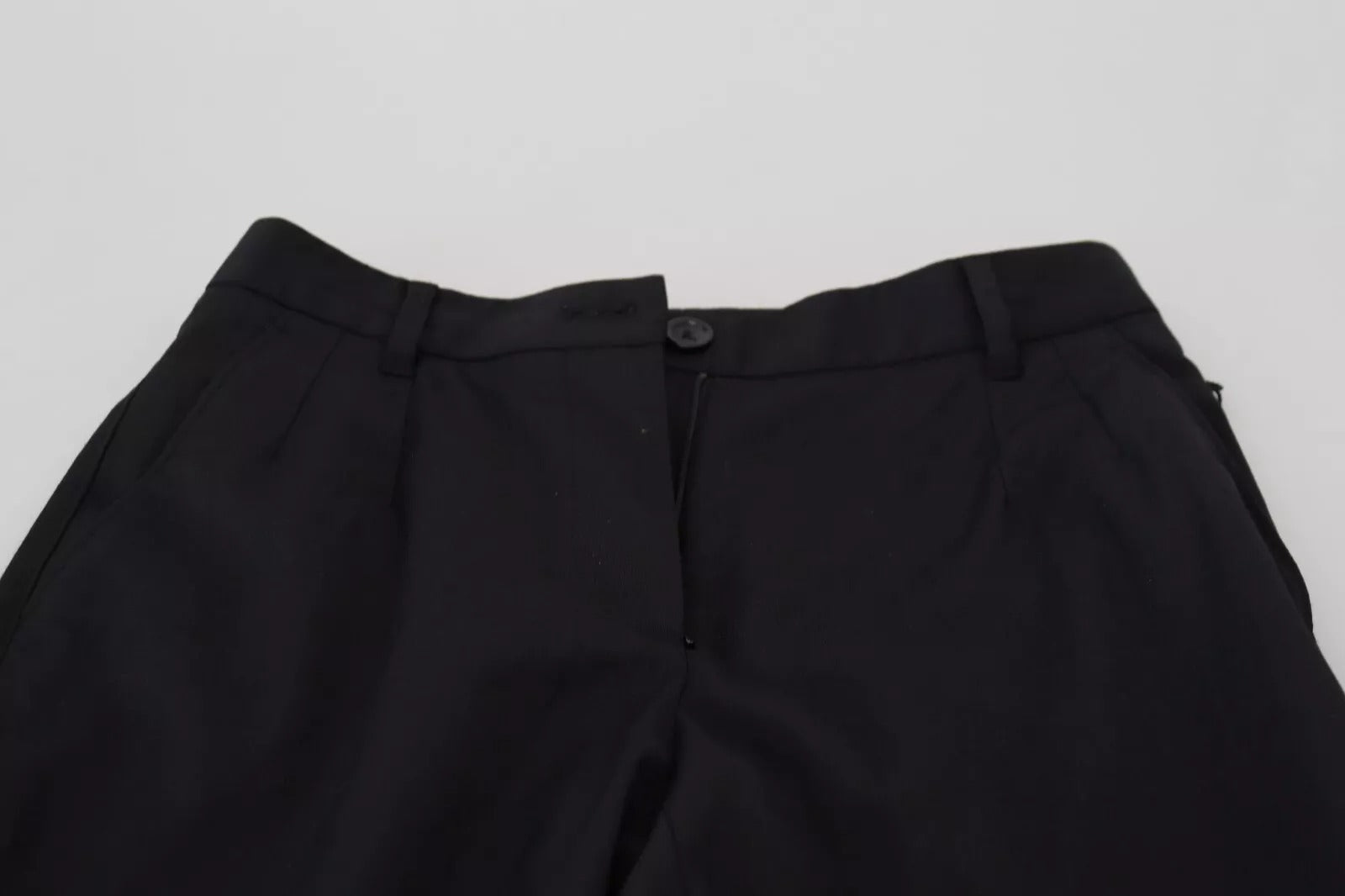 Dolce & Gabbana Schwarze Skinny-Hose mit hoher Taille STAFF Pants