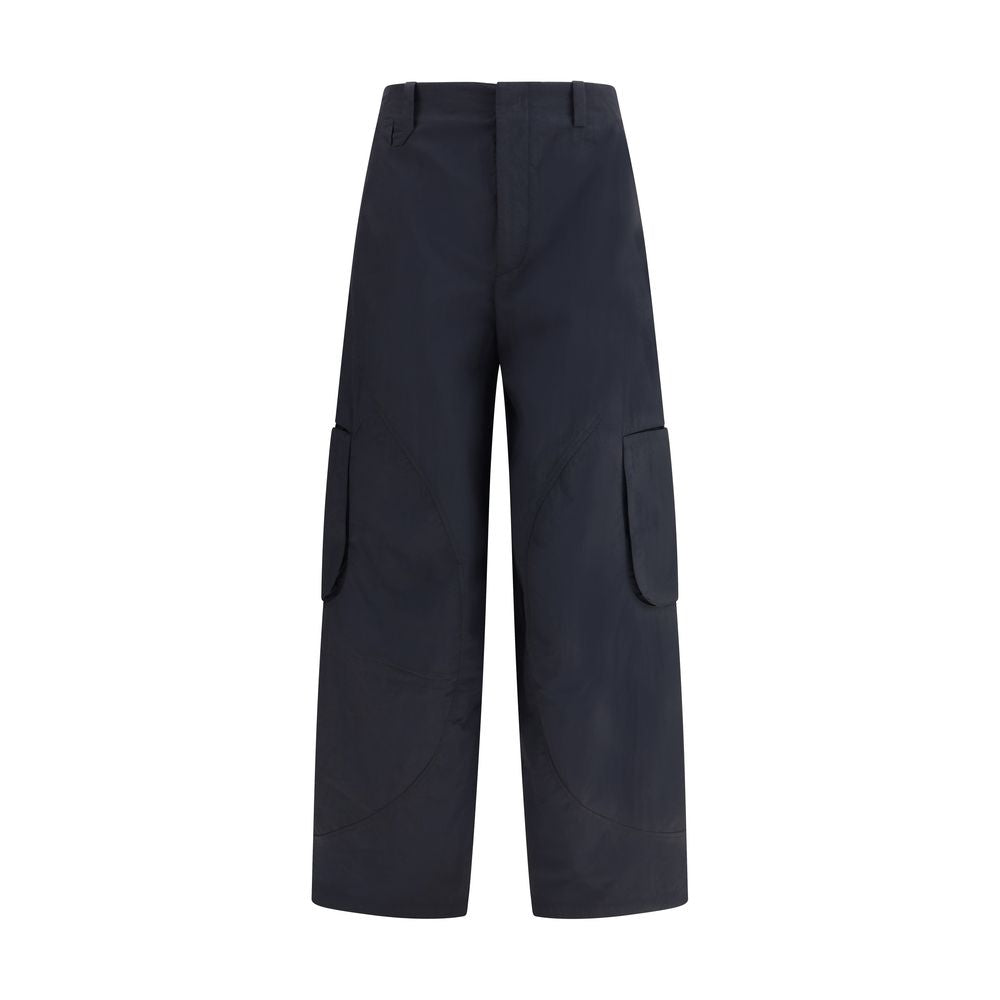Jacquemus Schwarze Baumwoll-Cargo-Hose
