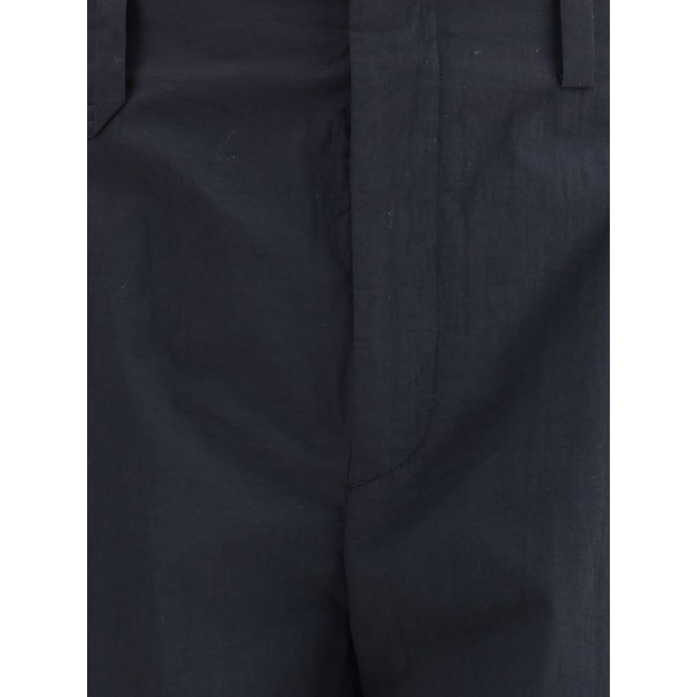 Jacquemus Schwarze Baumwoll-Cargo-Hose