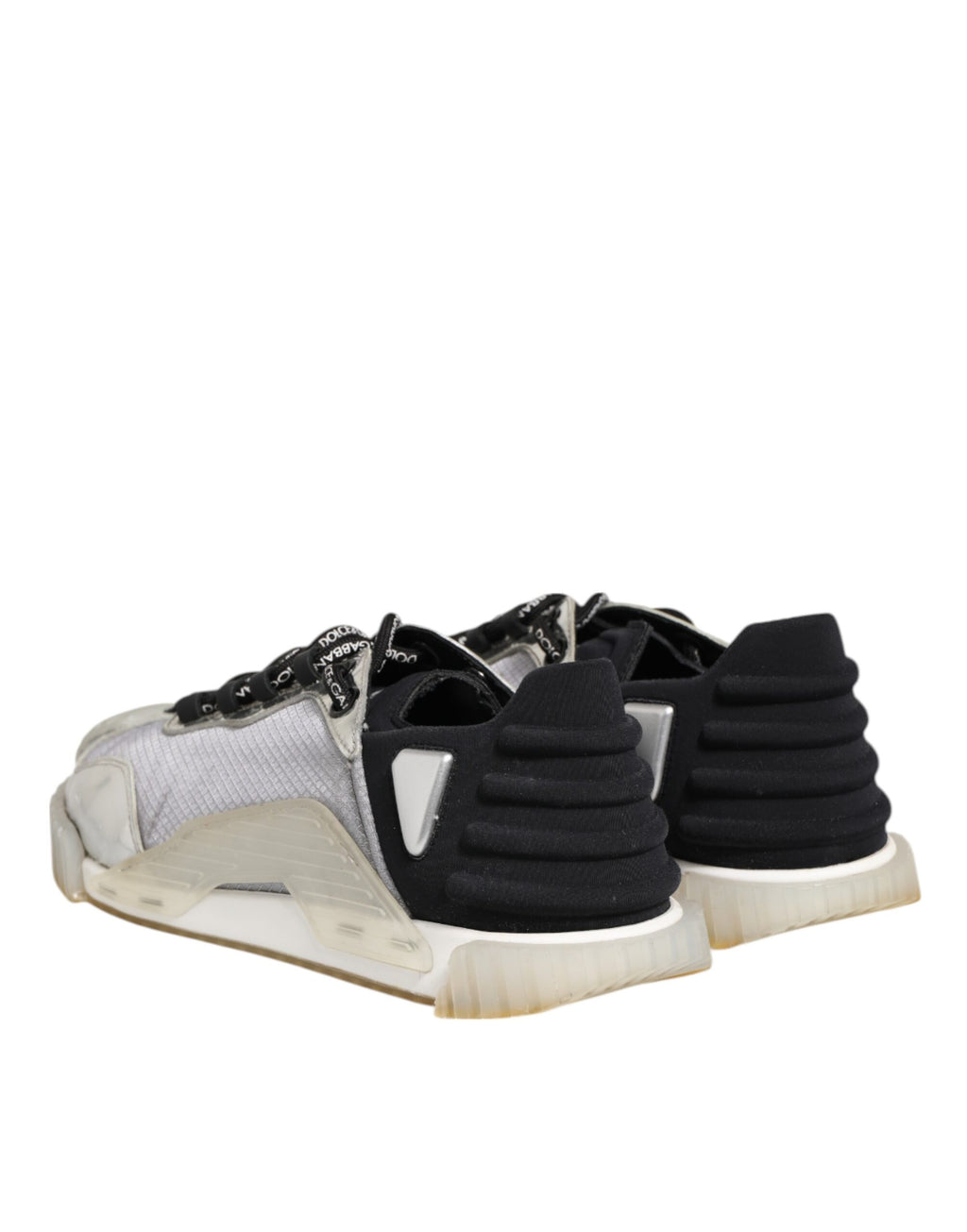 Dolce & Gabbana Multicolor Silber Logo Low Top NS1 Turnschuhe Schuhe