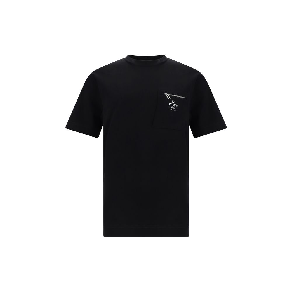 Fendi T-shirt mit Tasche