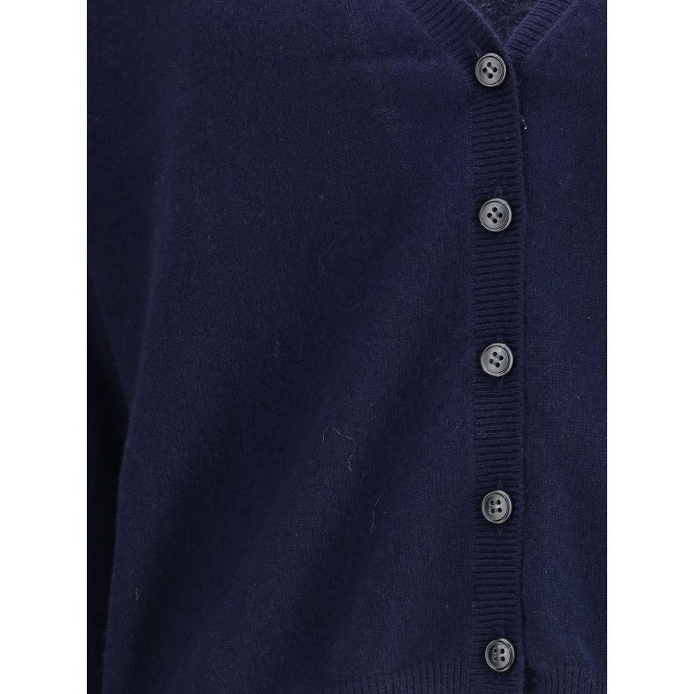 Lisa Yang Blauer Kaschmir-Cardigan