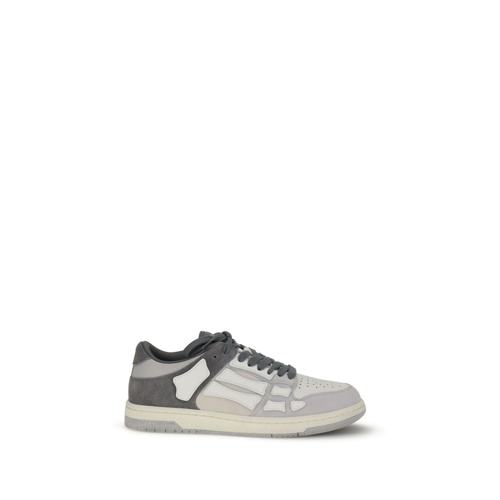 Amiri Graue Kalbshaut Bos Taurus Low-Top Sneaker