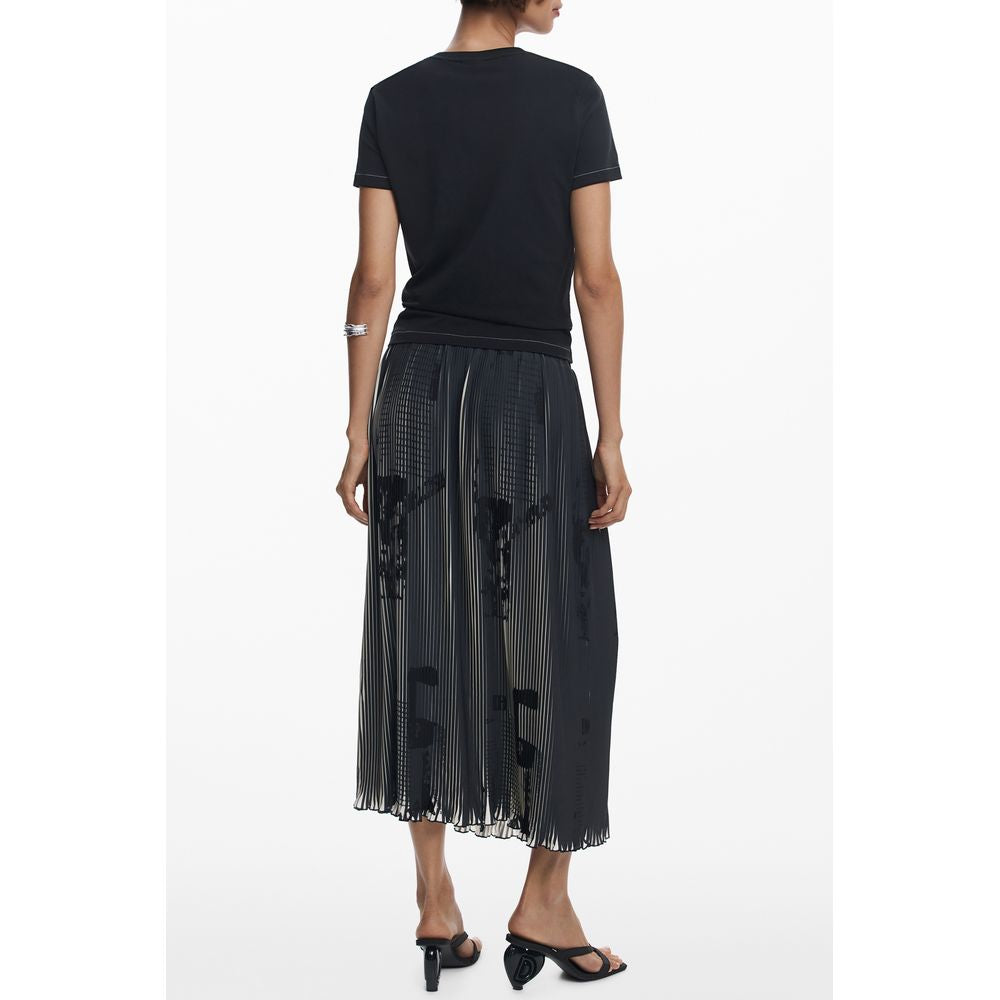 Desigual Schwarze Baumwoll-Oberteile &amp